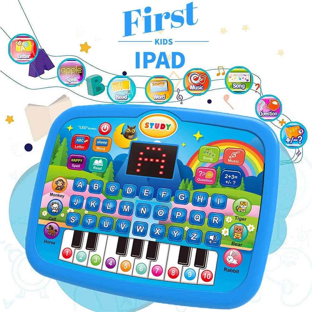 Educational Learning Tablet for Kids 3+ - Math, Literacy & Music
