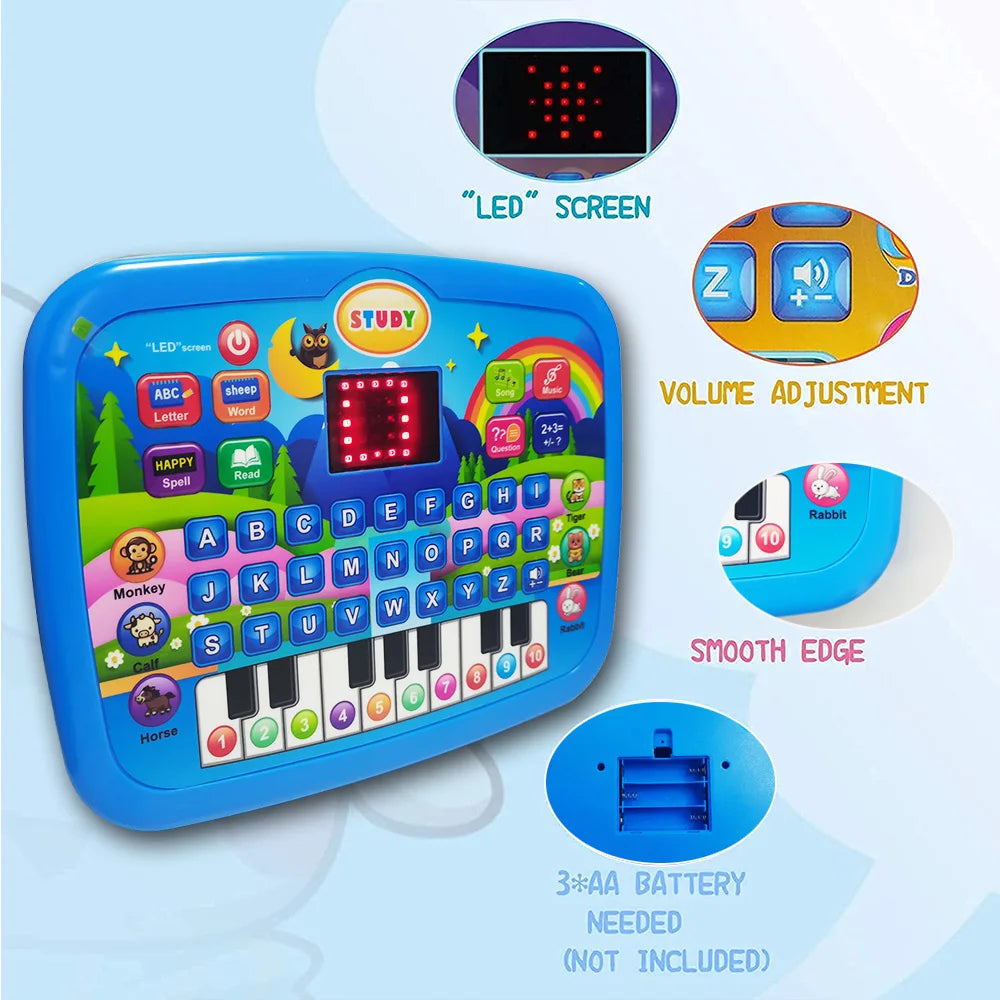 Educational Learning Tablet for Kids 3+ - Math, Literacy & Music