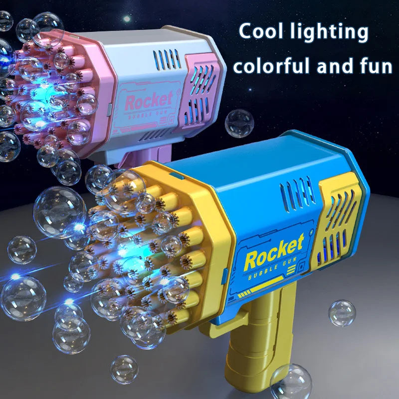 40-Hole Electric Bubble Gun for Kids – Outdoor Bubble Blower Toy