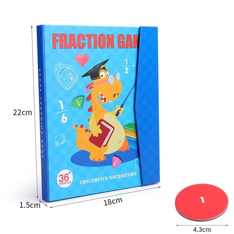 Magnetic Fraction Puzzle - Montessori Educational Game