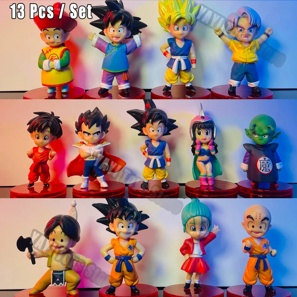 Dragon Ball Z Figures Set - 13 Character Collection