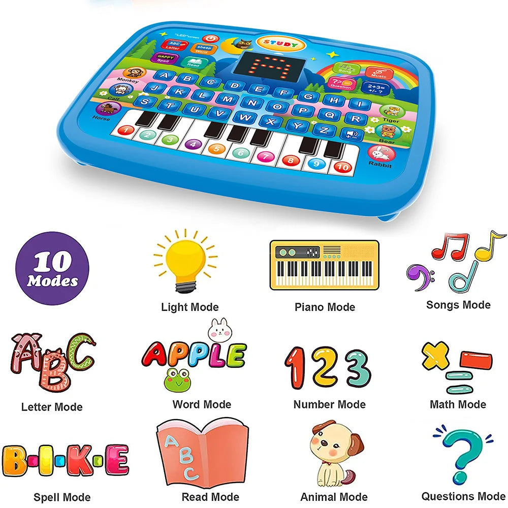 Educational Learning Tablet for Kids 3+ - Math, Literacy & Music