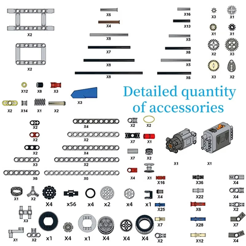 STEM Building Blocks Set – 548 Piece Educational Construction Toy