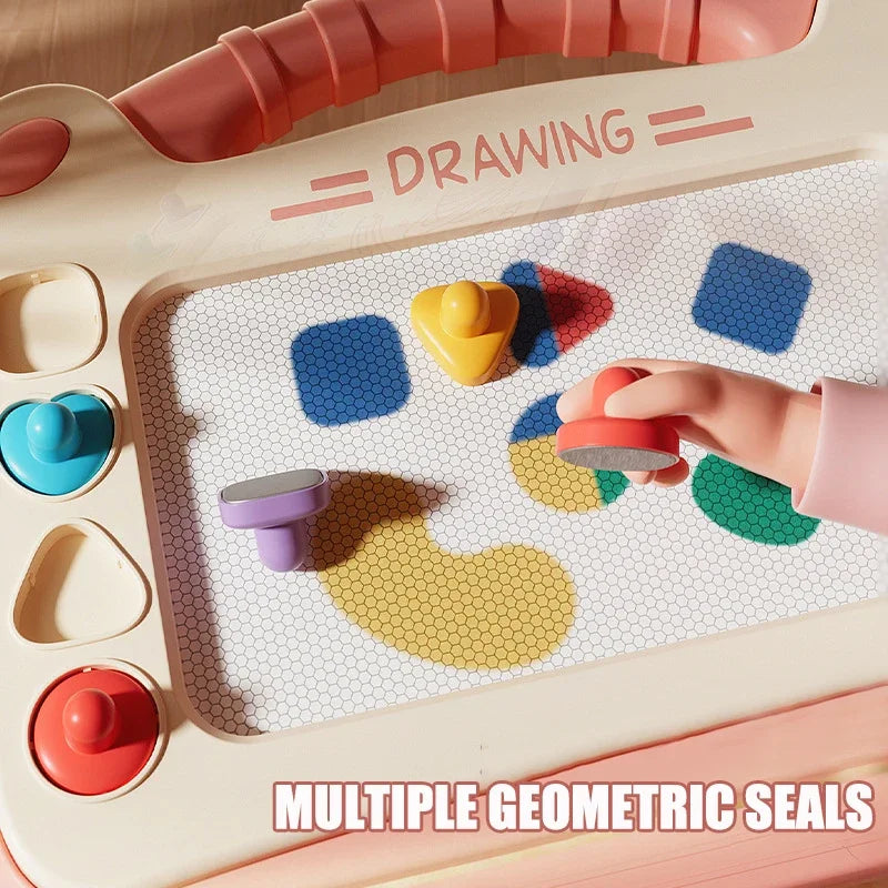 Magnetic Drawing Board for Kids - Montessori Educational Toy 3+