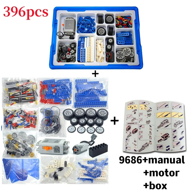 STEM Building Blocks Set – 548 Piece Educational Construction Toy