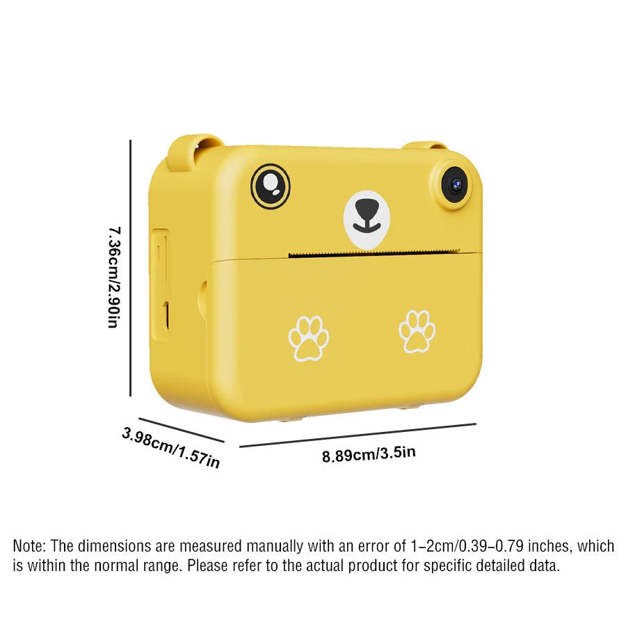 Kids Instant Print Camera - 1080P HD Digital Camera with Printer