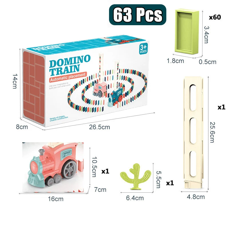 Kids Domino Train – Automatic Laying Electric Domino Toy Set